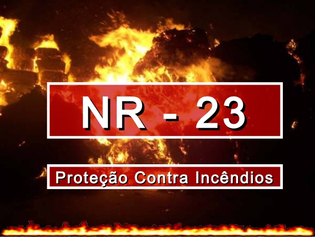 TTREINAMENTO EM PROTEÇÃO CONTRA INCÊNDIOS - NR-23